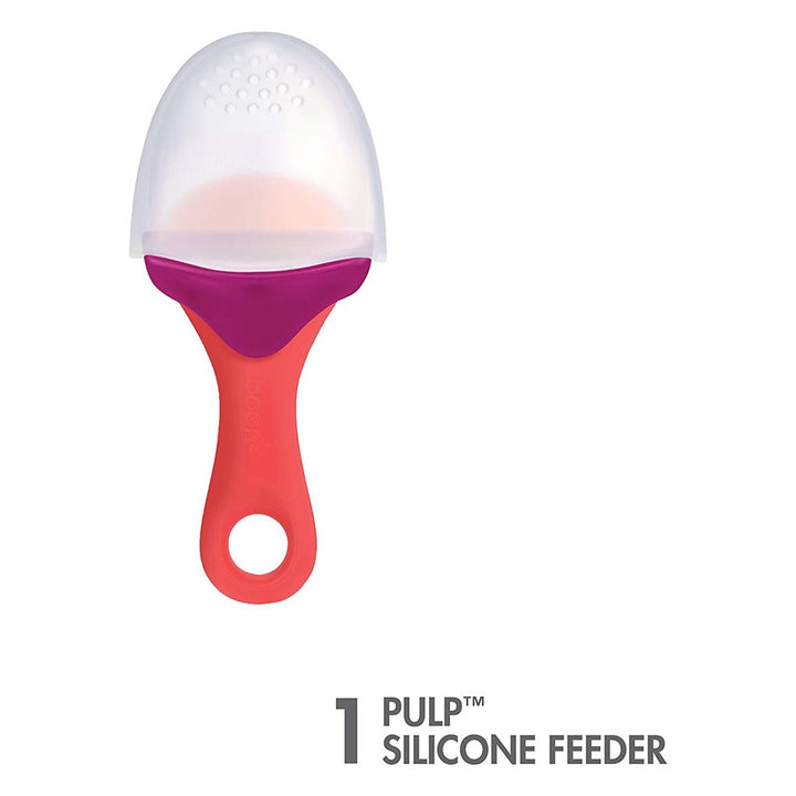 Boon Silicone Food Pulp Feeder Magenta/Pink 1's - Easy Pharmacy LLC