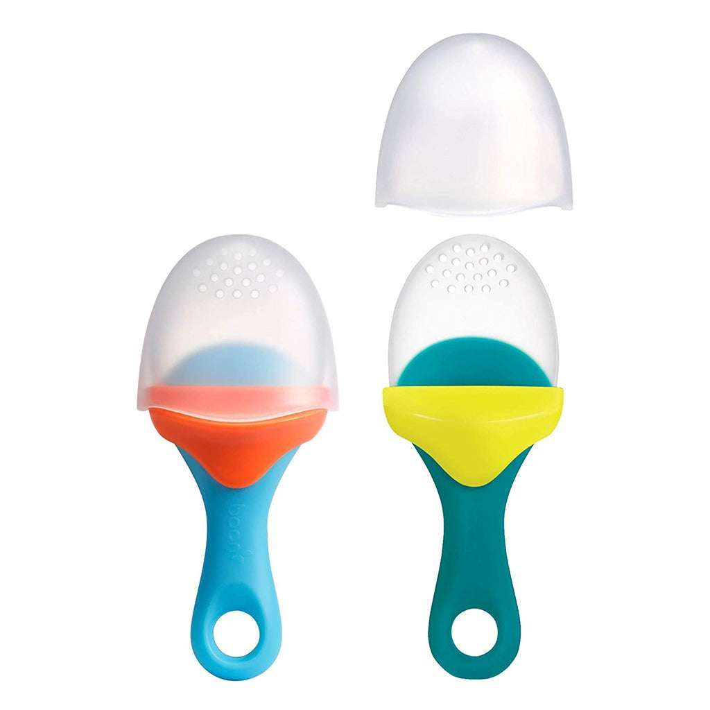 Boon Silicone Food Pulp Feeder Blue/Teal 2's - Easy Pharmacy LLC
