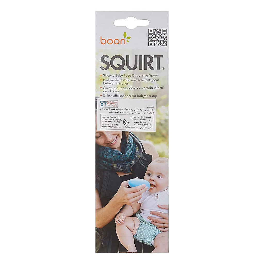 Boon Squirt Silicone Baby Food Dispensing Spoon Blue - Easy Pharmacy LLC