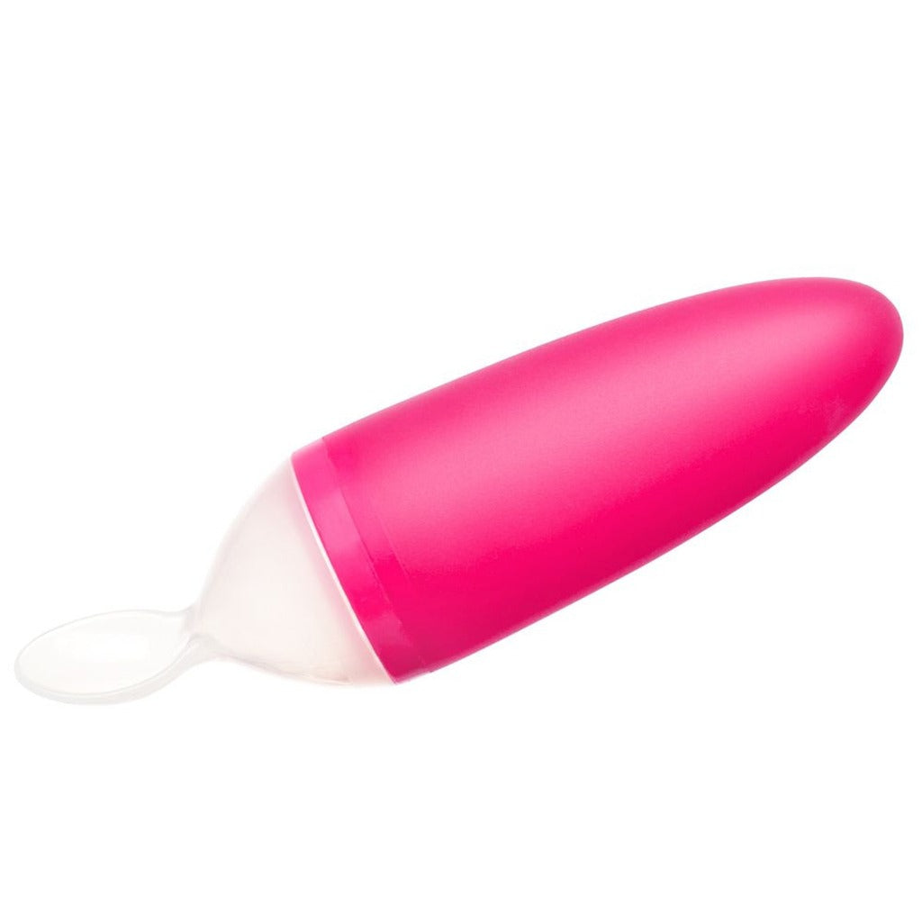 Boon Squirt Silicone Baby Food Dispensing Spoon Pink - Easy Pharmacy LLC