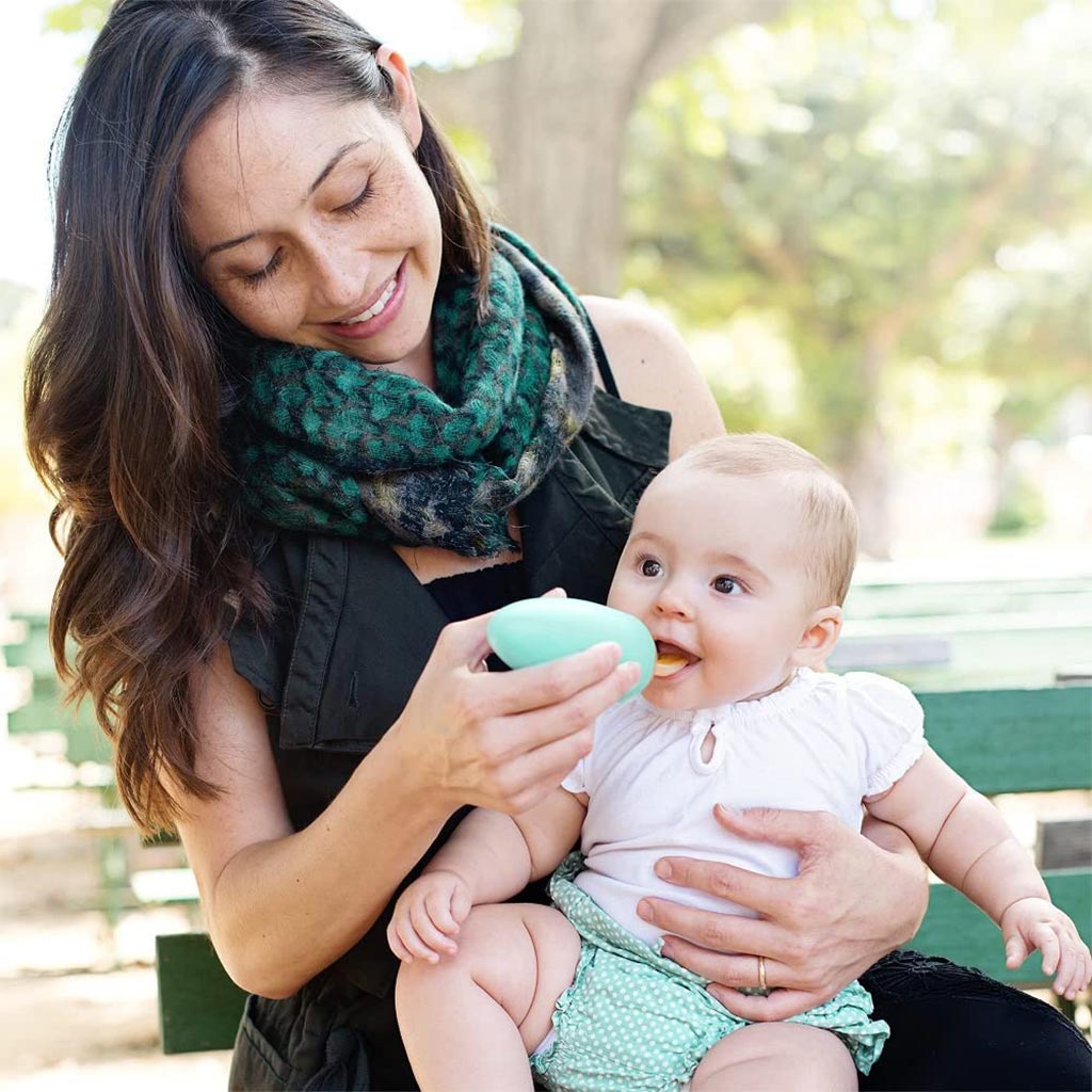 Boon Squirt Silicone Baby Food Dispensing Spoon Mint Green - Easy Pharmacy LLC
