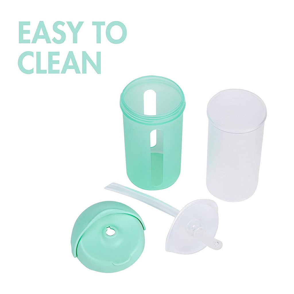 Boon Swig Silicone Straw Bottle For Kids 10 Oz Mint - Easy Pharmacy LLC