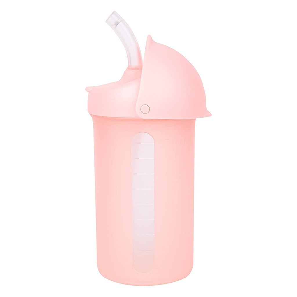 Boon Swig Silicone Straw Bottle For Kids 10 Oz Pink - Easy Pharmacy LLC