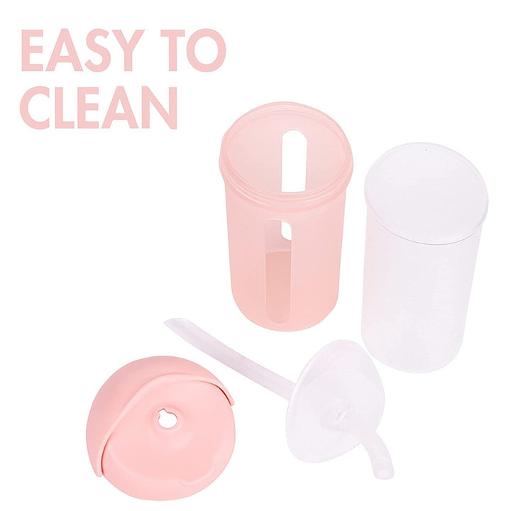 Boon Swig Silicone Straw Bottle For Kids 10 Oz Pink - Easy Pharmacy LLC
