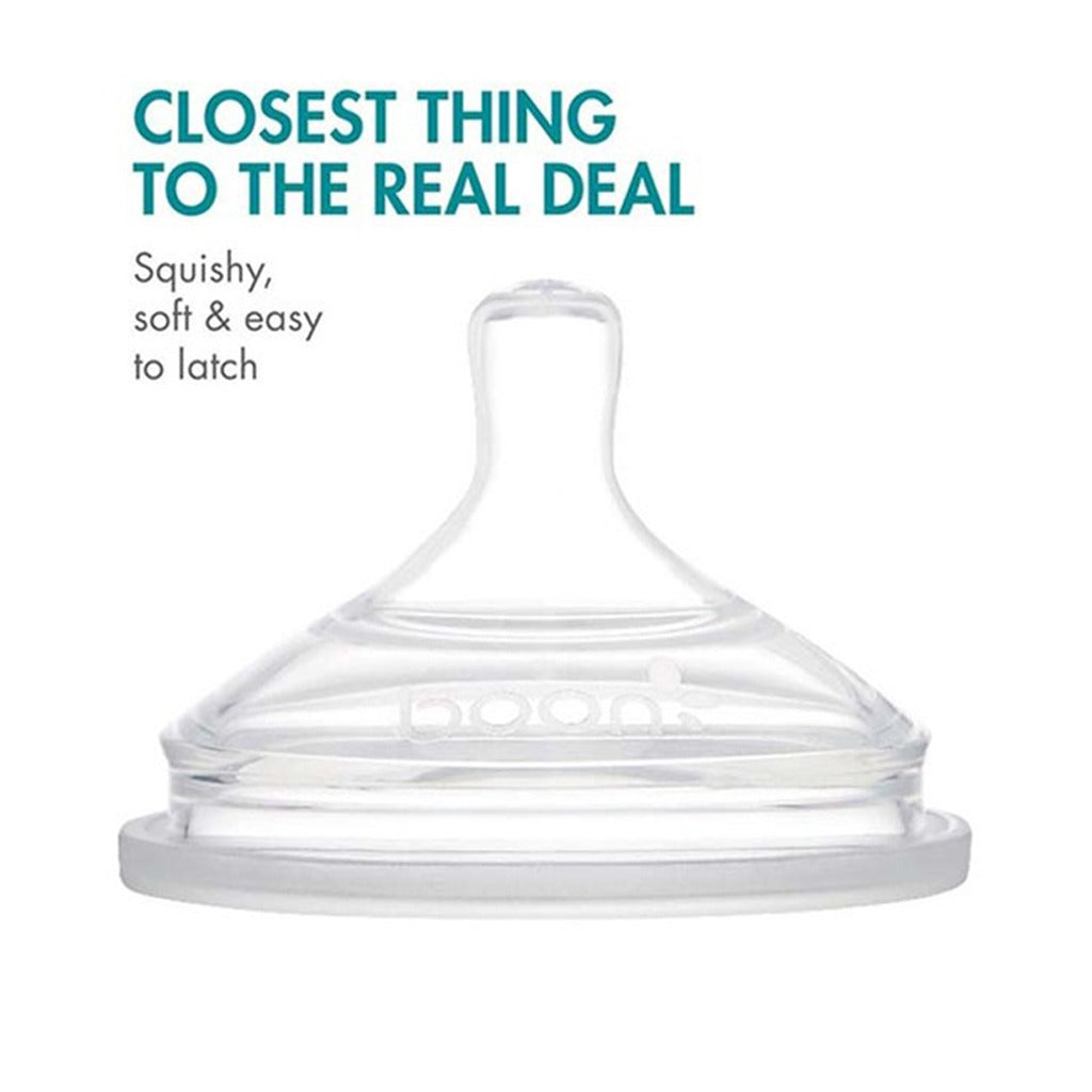 Boon Nursh Nipples Fast Flow Rate For 6 Months+ Babies 3's - Easy Pharmacy LLC