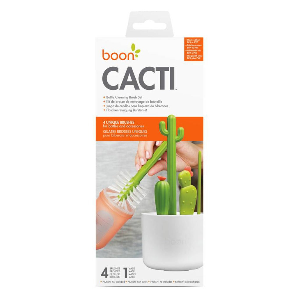 Boon Cacti Bottle Cleaning Brush Set, Pack of 4 - Easy Pharmacy LLC