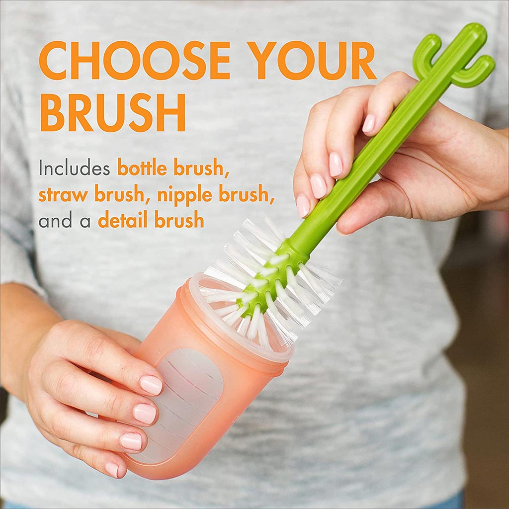 Boon Cacti Bottle Cleaning Brush Set, Pack of 4 - Easy Pharmacy LLC