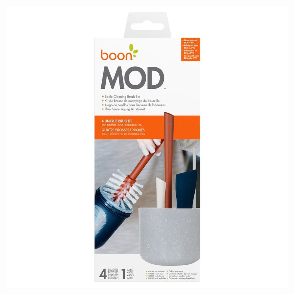 Boon Mod Bottle Cleaning Brush Set, Pack of 4 - Easy Pharmacy LLC