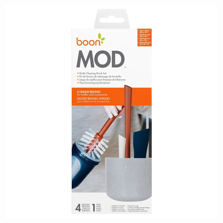 Boon Mod Bottle Cleaning Brush Set, Pack of 4 - Easy Pharmacy LLC
