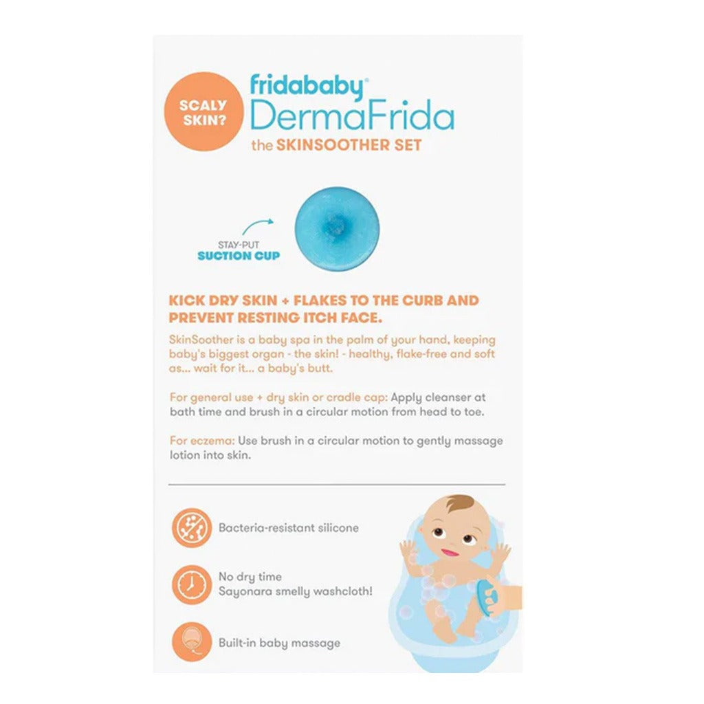 FridaBaby DermaFrida Baby Spa - Head to Toe Bath Brush SkinSoother Set - Easy Pharmacy LLC