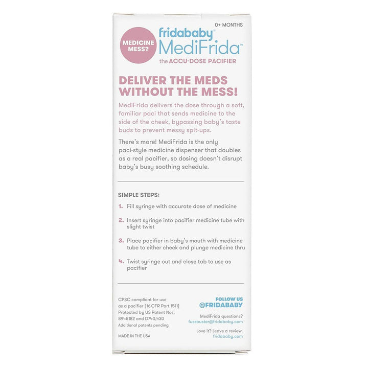 FridaBaby MediFrida The Accu-Dose Pacifier - Easy Pharmacy LLC