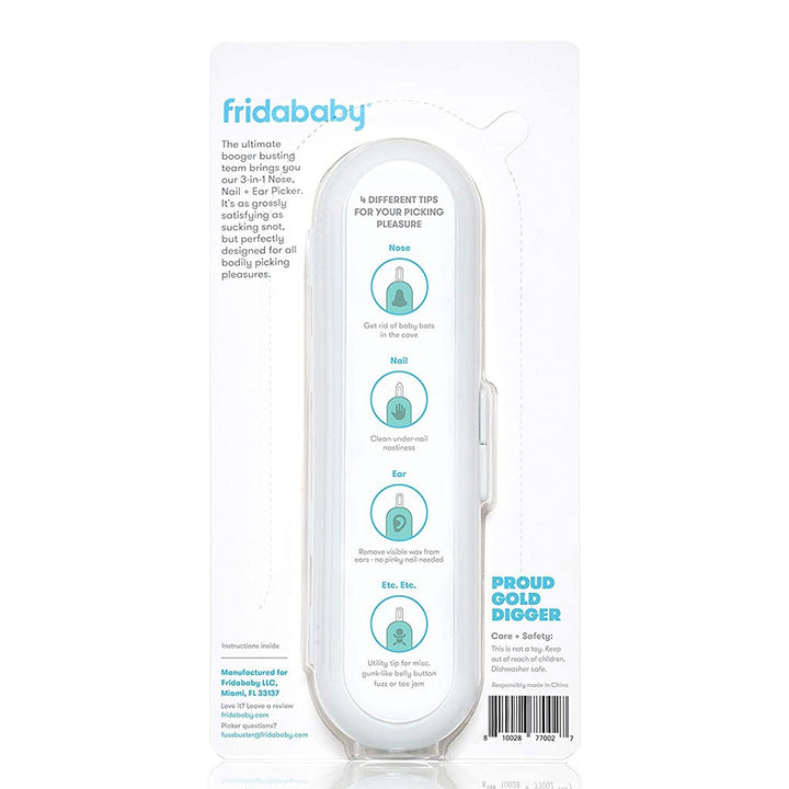 FridaBaby 3-In-1 Nose, Nail + Ear Picker Essential Tool For Babies - Easy Pharmacy LLC