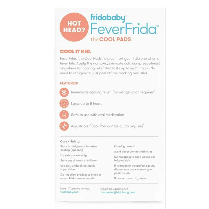 FridaBaby FeverFrida Kids Cool Pads For Instant cooling 5's - Easy Pharmacy LLC