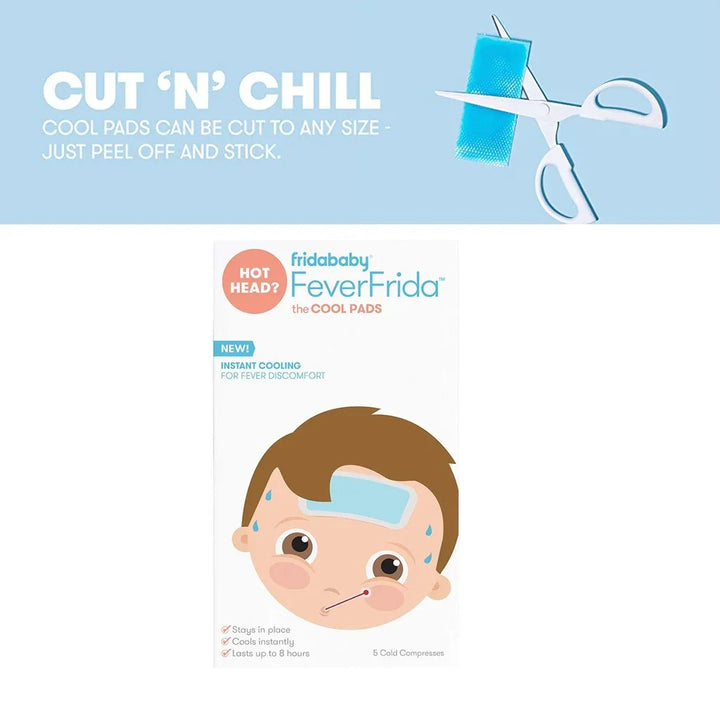 FridaBaby FeverFrida Kids Cool Pads For Instant cooling 5's - Easy Pharmacy LLC