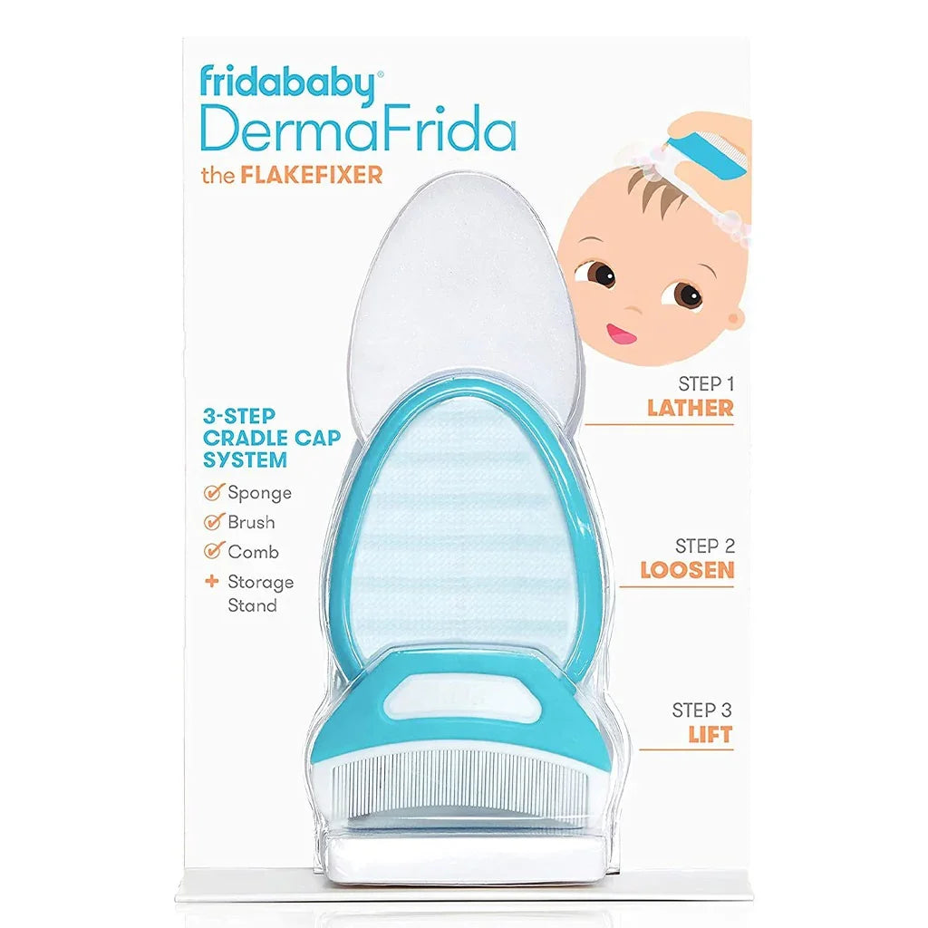 FridaBaby DermaFrida The Flakefixer 3 Step Cradle Cap System For Babies - Easy Pharmacy LLC