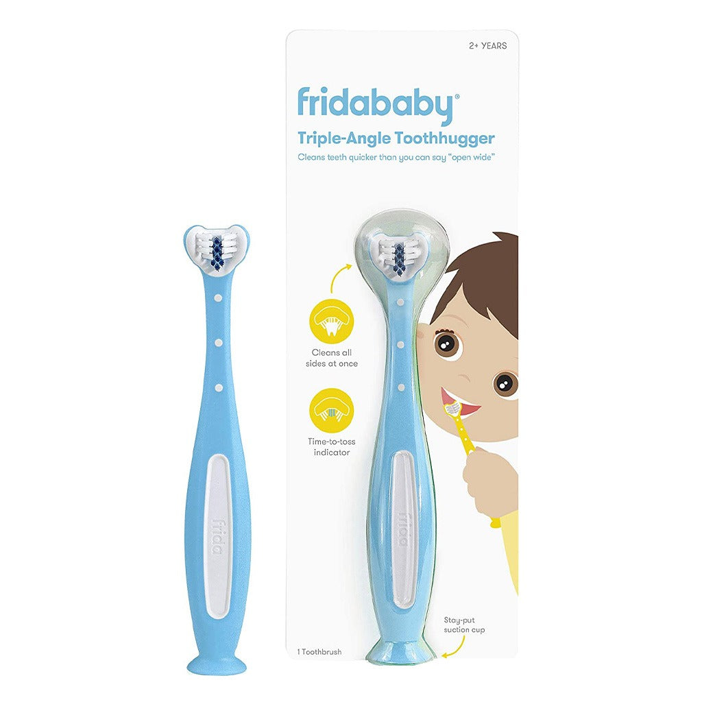 FridaBaby Triple-Angle Toothhugger Training Toothbrush Blue For Toddlers - Easy Pharmacy LLC