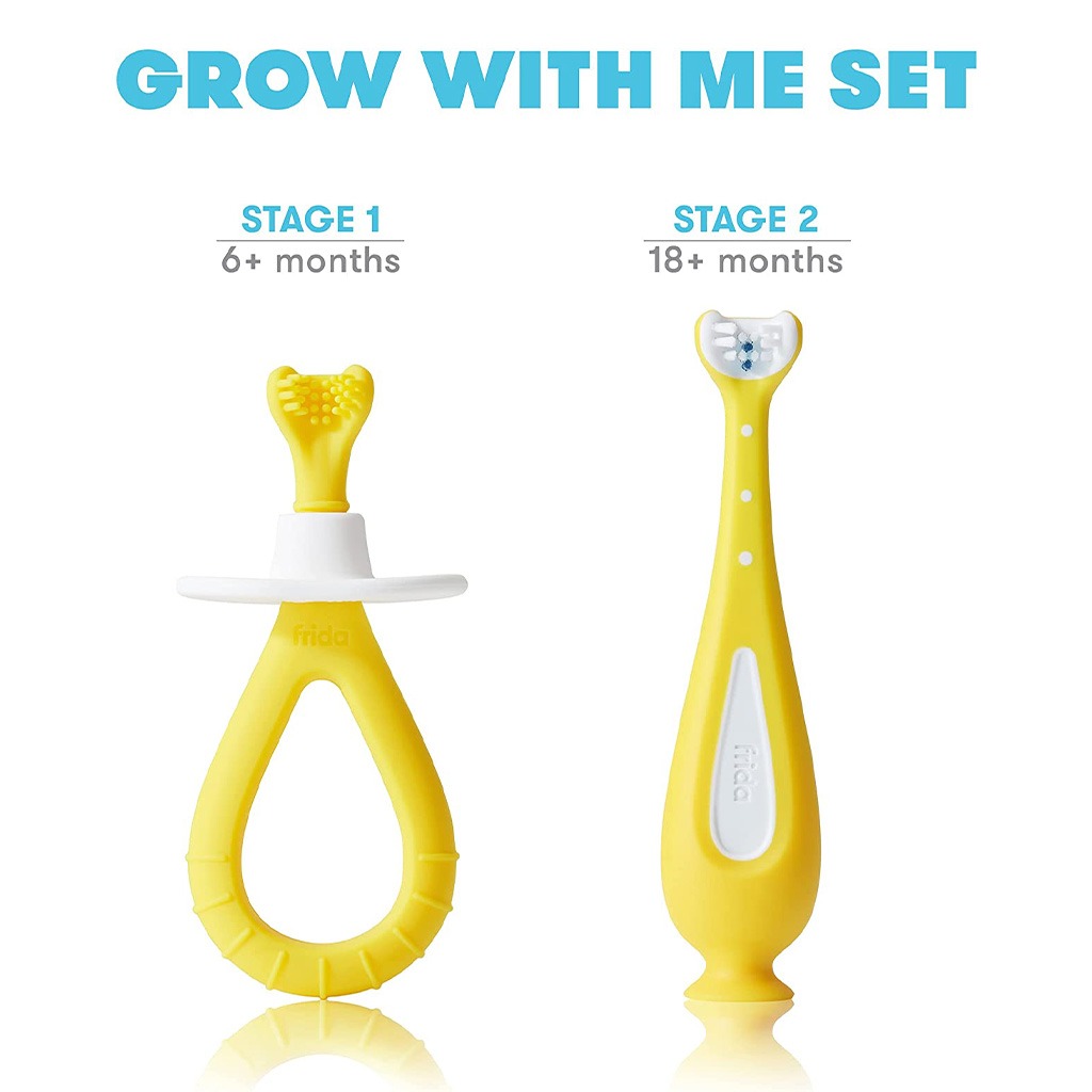 FridaBaby Grow-With-Me Training Toothbrush Set For Babies - Easy Pharmacy LLC