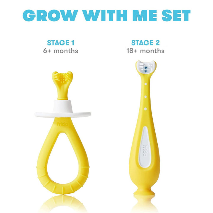FridaBaby Grow-With-Me Training Toothbrush Set For Babies - Easy Pharmacy LLC