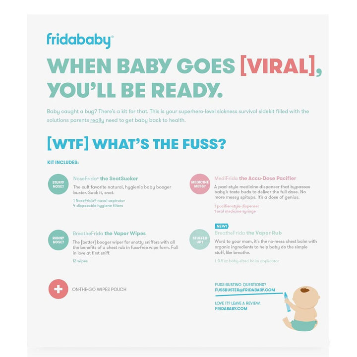 FridaBaby Sick Day Preparation Kit For Babies - Easy Pharmacy LLC