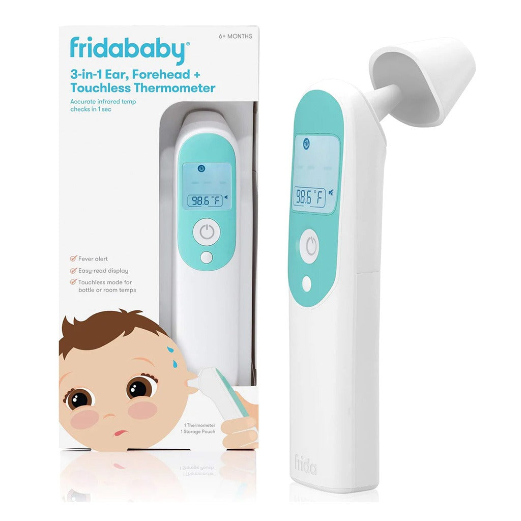 FridaBaby 3-In-1 Ear, Forehead + Touchless Infrared Thermometer For Babies And Adults - Easy Pharmacy LLC