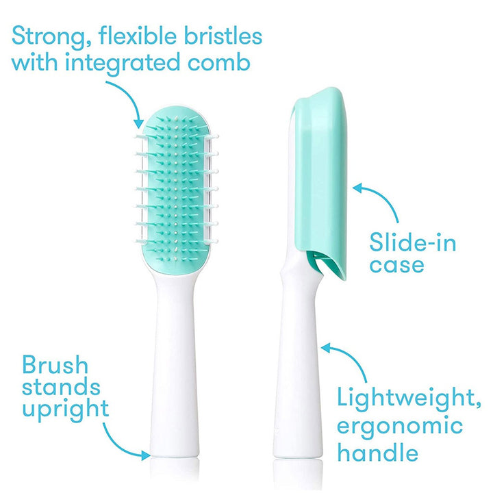 FridaBaby Thick Or Curly Hair Detangler Baby Hair Brush, Pack of 1's - Easy Pharmacy LLC