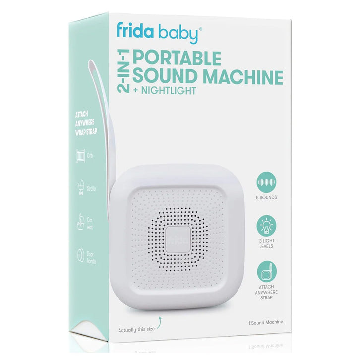 FridaBaby 2-in-1 Portable White Noise, Sound Machine With Night Light For Baby - Easy Pharmacy LLC