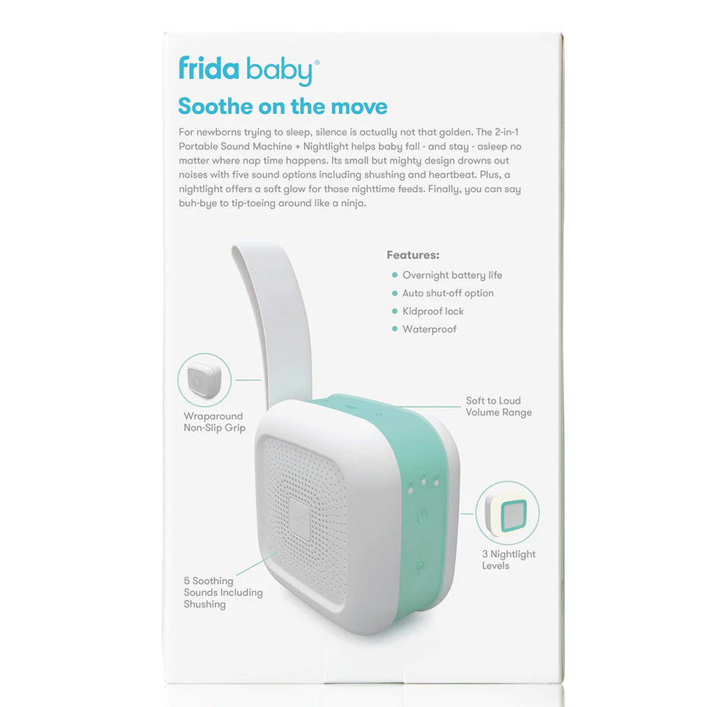 FridaBaby 2-in-1 Portable White Noise, Sound Machine With Night Light For Baby - Easy Pharmacy LLC