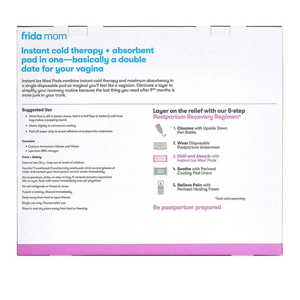 FridaMom Instant Ice Maxi Cooling Pads - Easy Pharmacy LLC