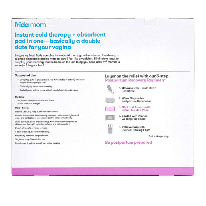 FridaMom Instant Ice Maxi Cooling Pads - Easy Pharmacy LLC