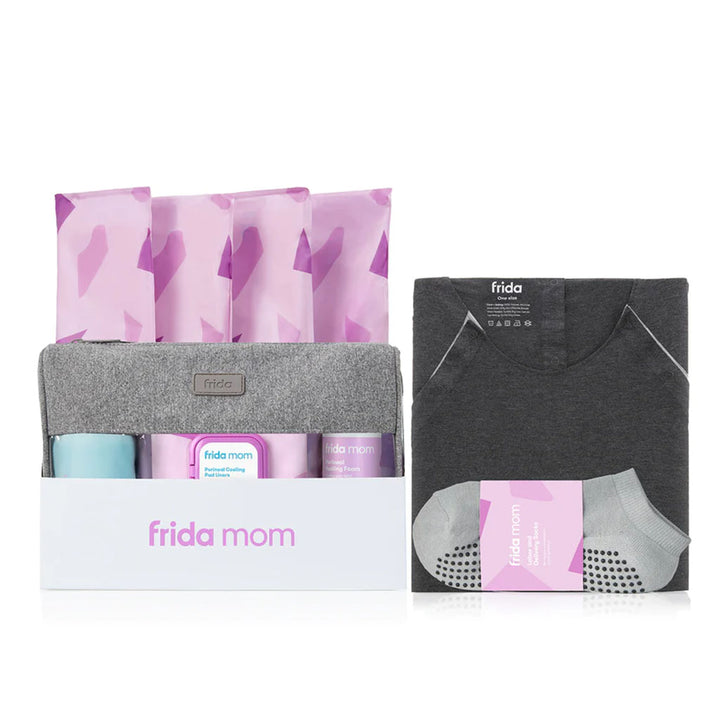 FridaMom Labor & Delivery + Postpartum Recovery Hospital Kit - 15 Piece Gift Set - Easy Pharmacy LLC