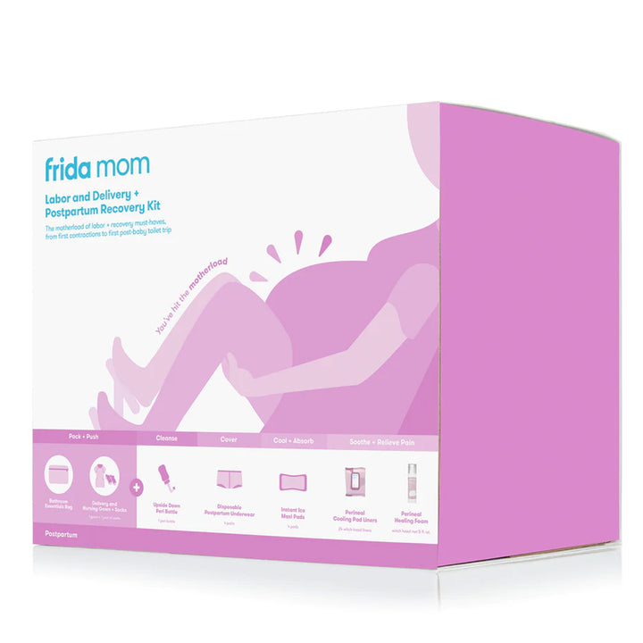 FridaMom Labor & Delivery + Postpartum Recovery Hospital Kit - 15 Piece Gift Set - Easy Pharmacy LLC