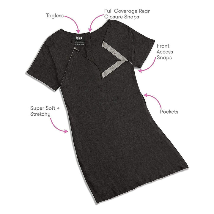 FridaMom Delivery And Nursing Gown - Easy Pharmacy LLC