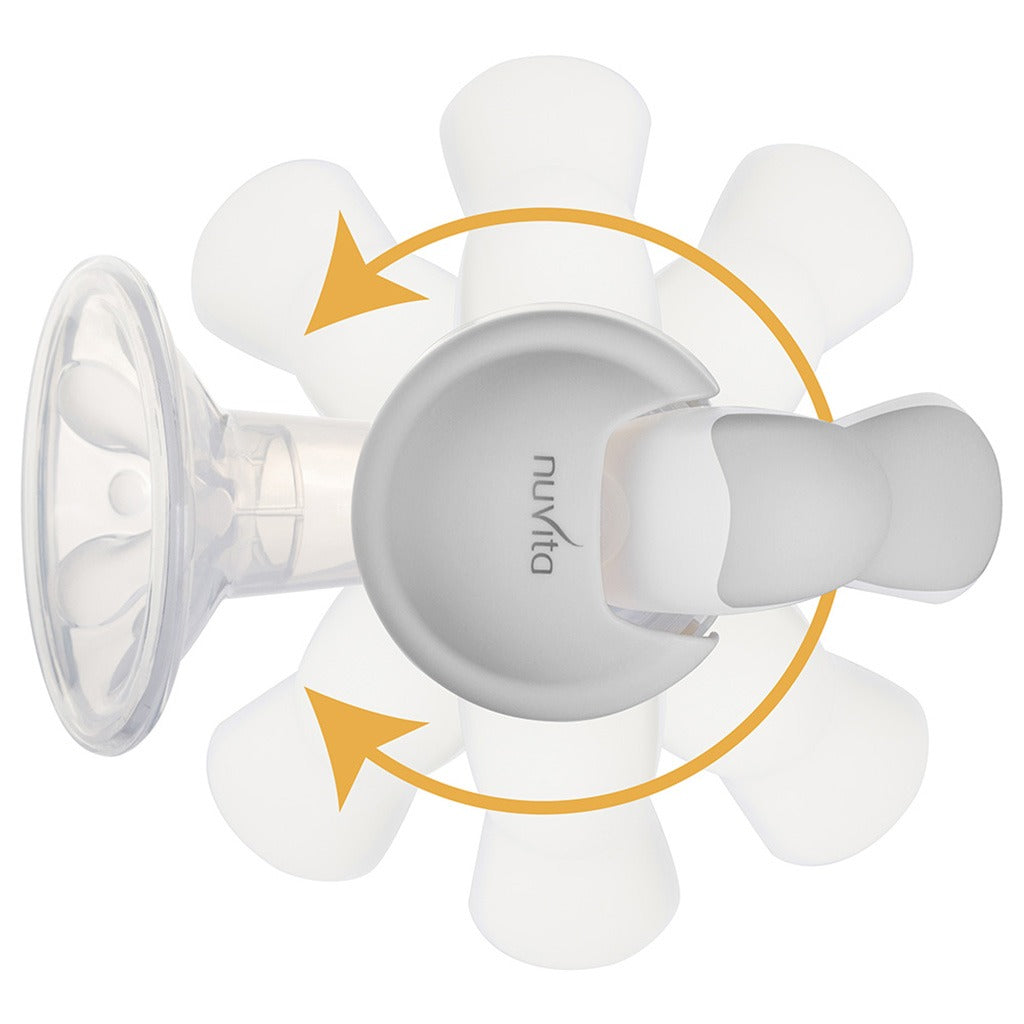 Nuvita Manual Breast Pump With Swivel Handle Materno Twist 1215 - Easy Pharmacy LLC