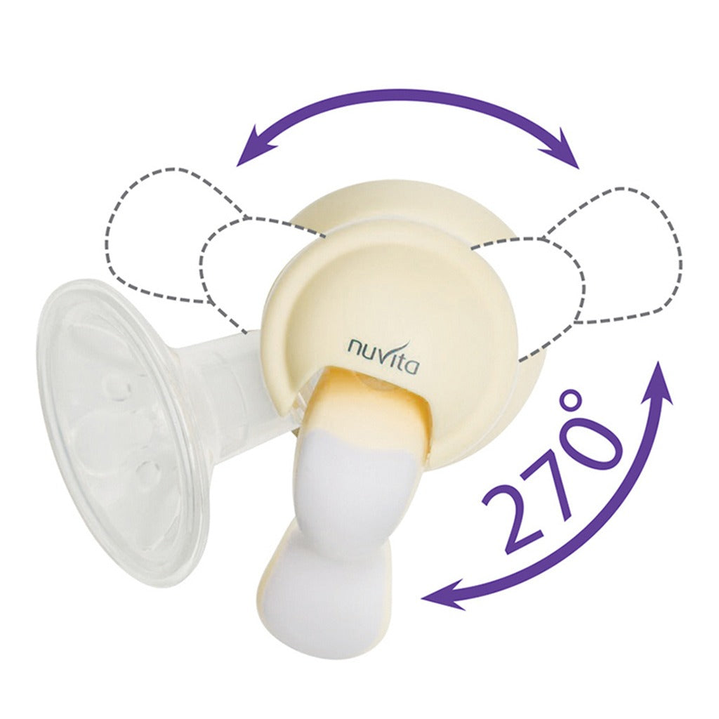 Nuvita Manual Breast Pump With Swivel Handle Materno Twist 1215 - Easy Pharmacy LLC