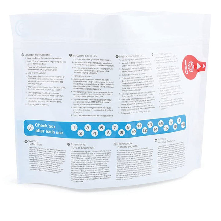 Nuvita Microwave Steam Sterilizer Bag - Easy Pharmacy LLC