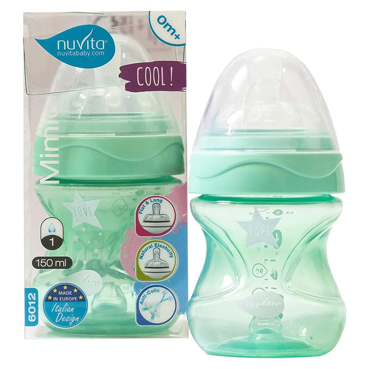 Nuvita Mimic Cool Anti-Colic Baby Feeding Bottle - Assorted 150ml - Easy Pharmacy LLC