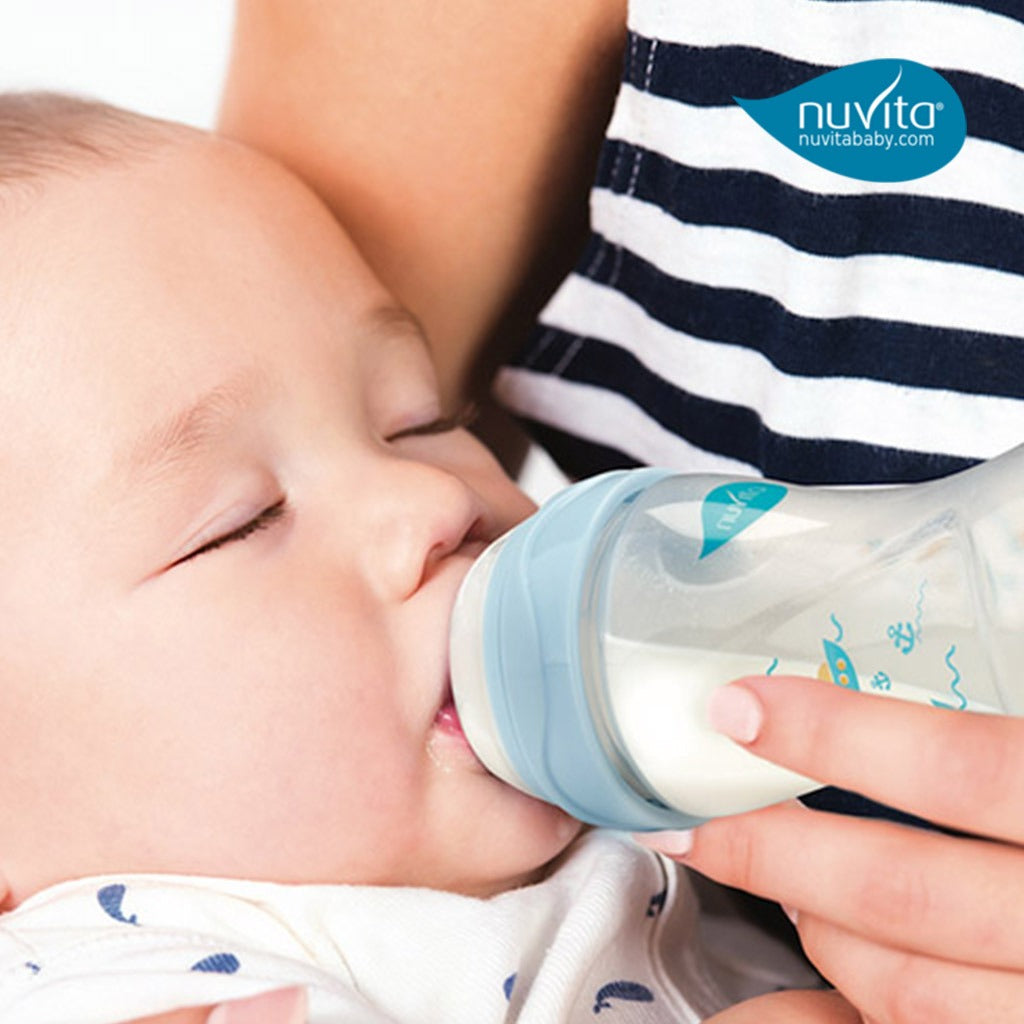 Nuvita Mimic Cool Anti-Colic Baby Feeding Bottle - Assorted 250ml - Easy Pharmacy LLC
