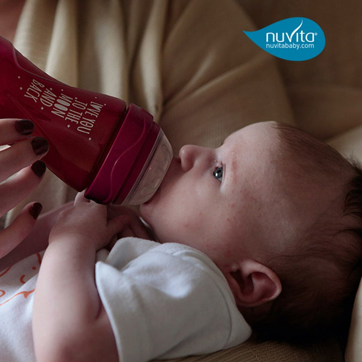 Nuvita Mimic Cool Anti-Colic Baby Feeding Bottle - Assorted 250ml - Easy Pharmacy LLC