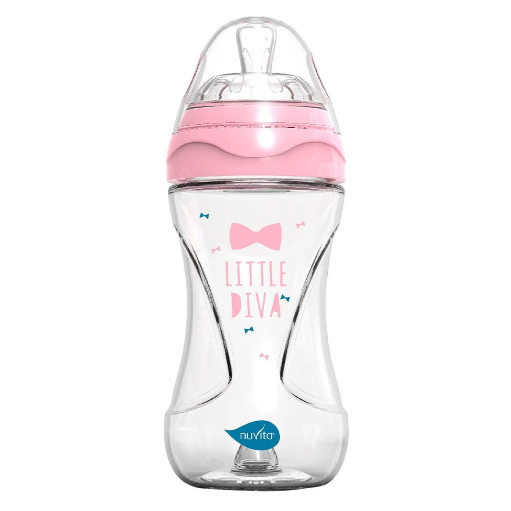 Nuvita Mimic Collection Anti-Colic Baby Feeding Bottle - Assorted 250ml - Easy Pharmacy LLC