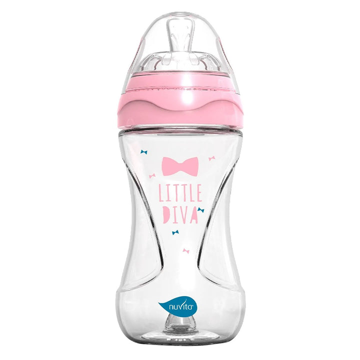 Nuvita Mimic Collection Anti-Colic Baby Feeding Bottle - Assorted 250ml - Easy Pharmacy LLC
