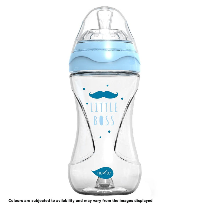 Nuvita Mimic Collection Anti-Colic Baby Feeding Bottle - Assorted 250ml - Easy Pharmacy LLC