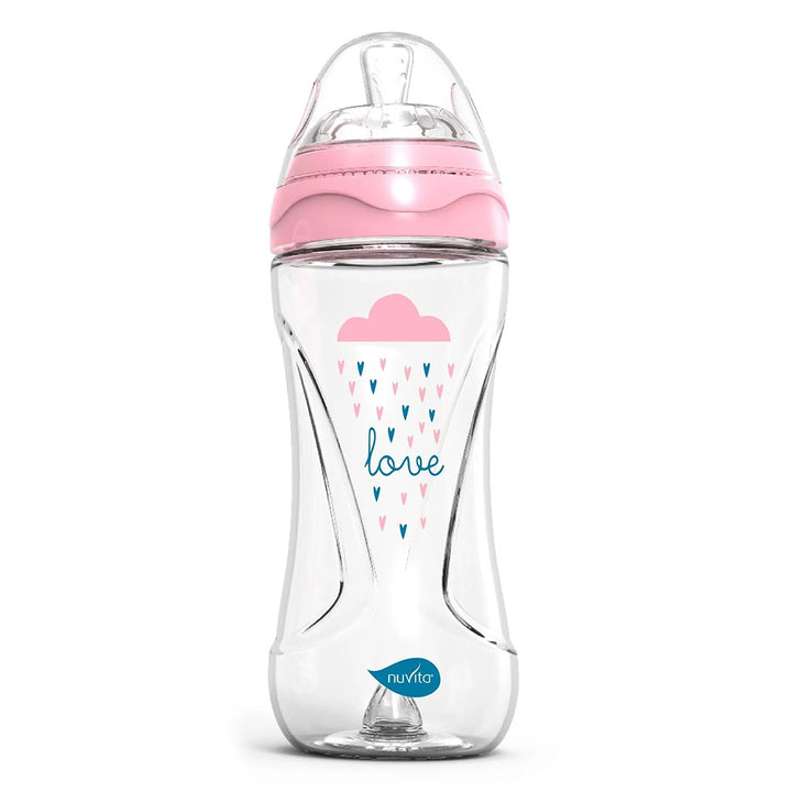 Nuvita Mimic Collection Anti-Colic Baby Feeding Bottle - Assorted 330ml - Easy Pharmacy LLC