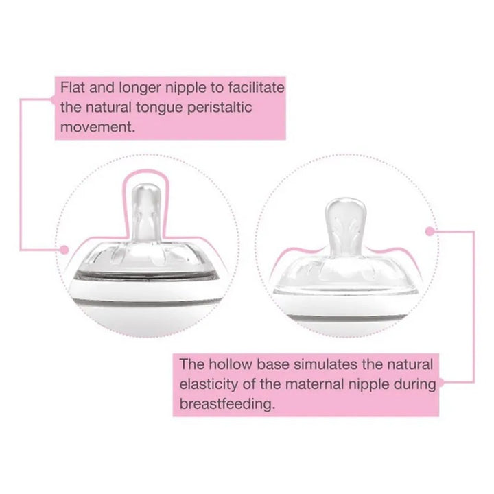 Nuvita Mimic Collection Anti-Colic Baby Feeding Bottle - Assorted 330ml - Easy Pharmacy LLC