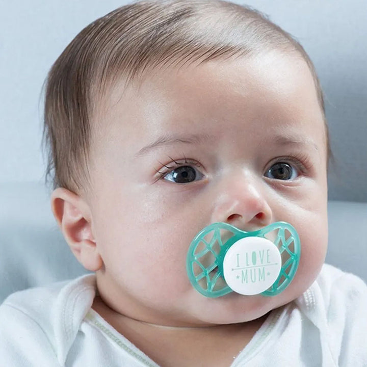 Nuvita AIR.55 Orthodontic Soother With Stericover for 0 Months+ Baby - Nile Green - Easy Pharmacy LLC