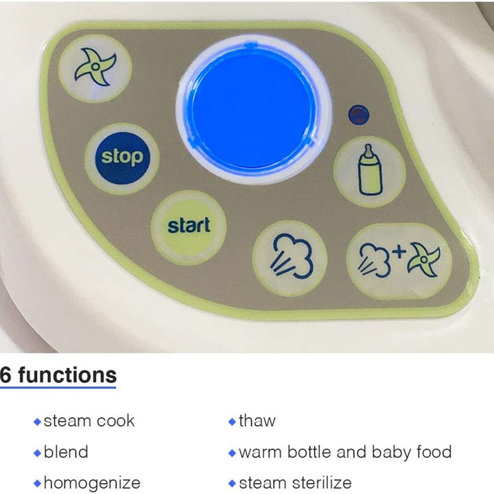Nuvita Pappasana 6-In-1 Vapor Combo Food processor and bottle warmer - Easy Pharmacy LLC