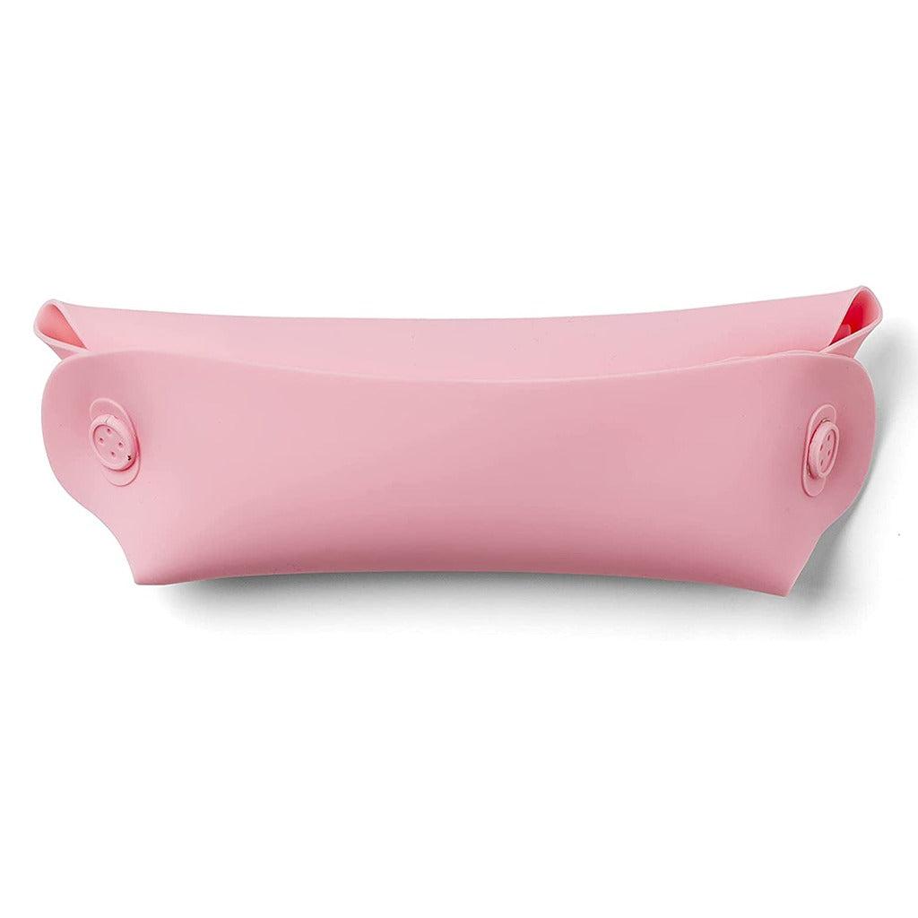 Nuvita Squishy Silicone Roll Up Bib For Baby - Pink/Green, Pack of 2's - Easy Pharmacy LLC