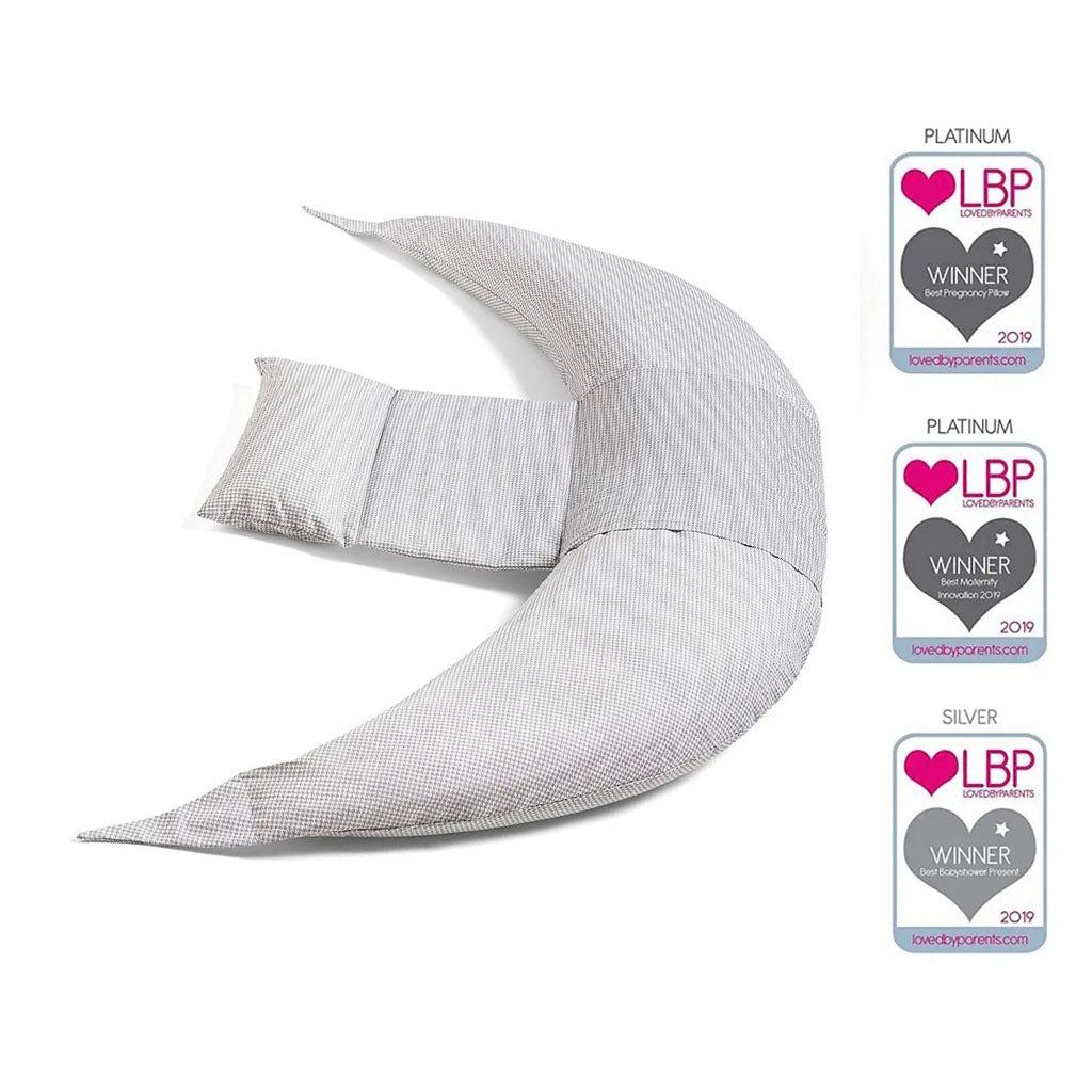 Nuvita Dreamwizard 12-In-1 Pregnancy & Nursing Pillow - Grigio Bianco In Grey - Easy Pharmacy LLC