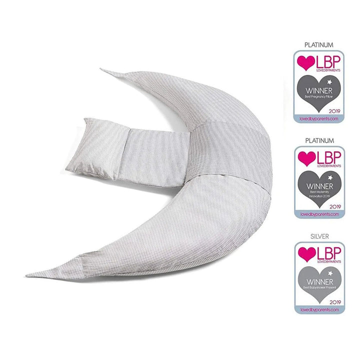 Nuvita Dreamwizard 12-In-1 Pregnancy & Nursing Pillow - Grigio Bianco In Grey - Easy Pharmacy LLC