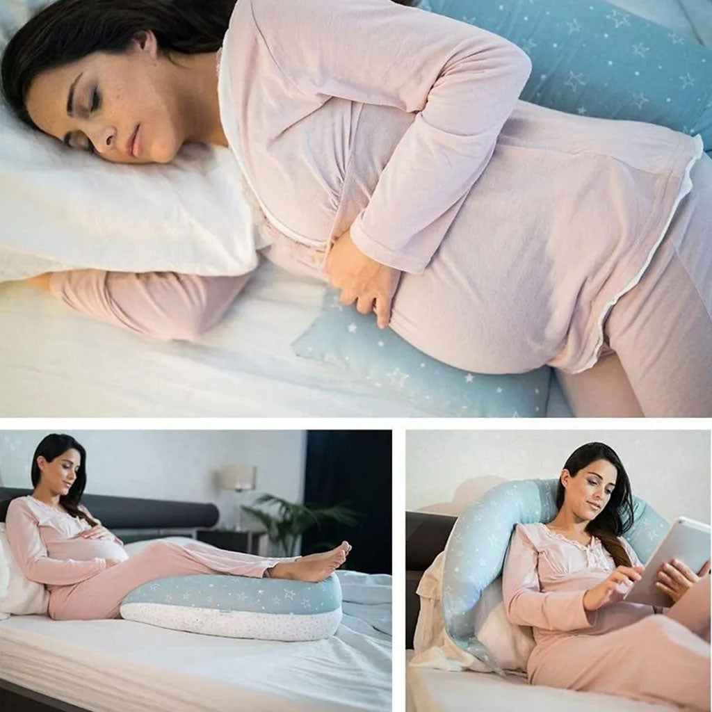 Nuvita Dreamwizard 12-In-1 Pregnancy & Nursing Pillow - Grigio Bianco In Grey - Easy Pharmacy LLC