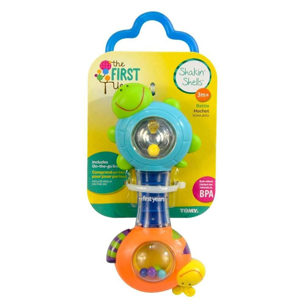 The First Years Shaken' Shells Rattle Assorted, Pack of 1's - Easy Pharmacy LLC